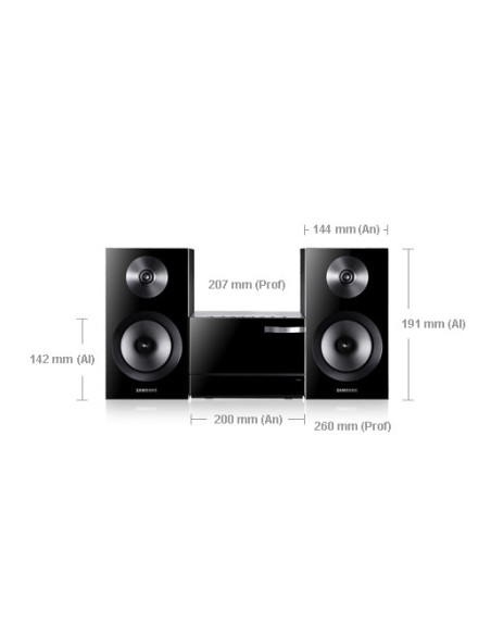 Samsung MM-E330D Microsistema audio per la casa 70 W Nero