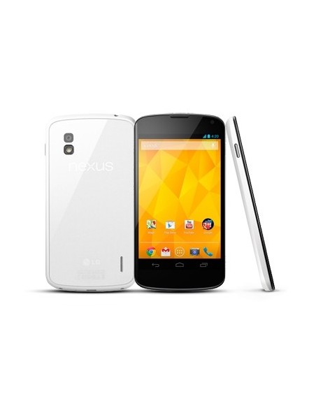 LG NEXUS 4 E960 11,9 cm (4.7") SIM singola Android 4.2.2 3G 2 GB 16 GB 2100 mAh Bianco