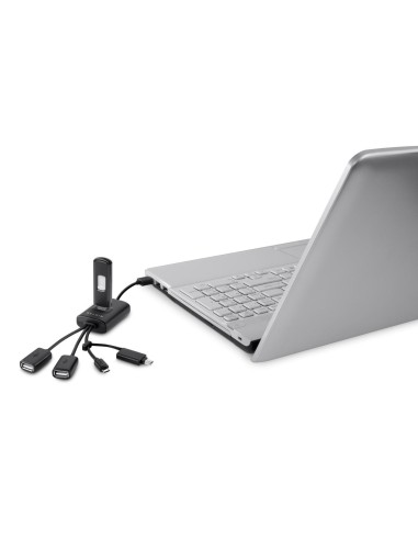 Belkin F4U046CW hub di interfaccia 480 Mbit s Nero