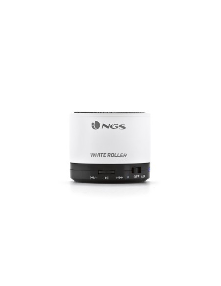 NGS White Roller Altoparlante portatile mono Bianco