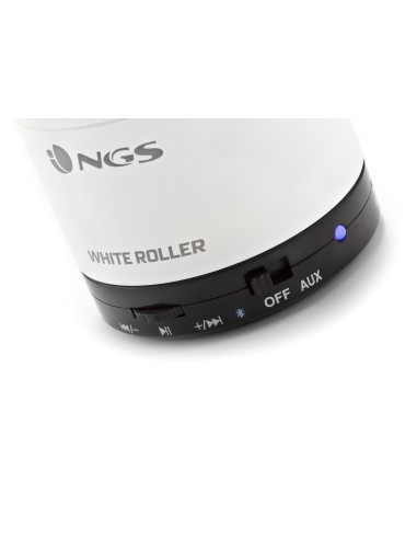 NGS White Roller Altoparlante portatile mono Bianco