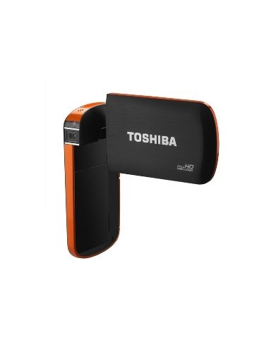 Toshiba Camileo S40 Videocamera palmare 5 MP CMOS Full HD Nero, Arancione