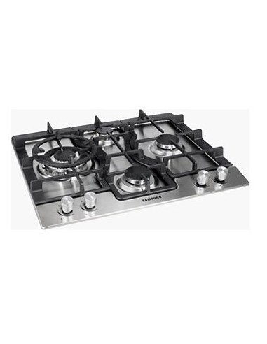Samsung GN642JDXD piano cottura Nero, Acciaio inossidabile Da incasso Gas 4 Fornello(i)