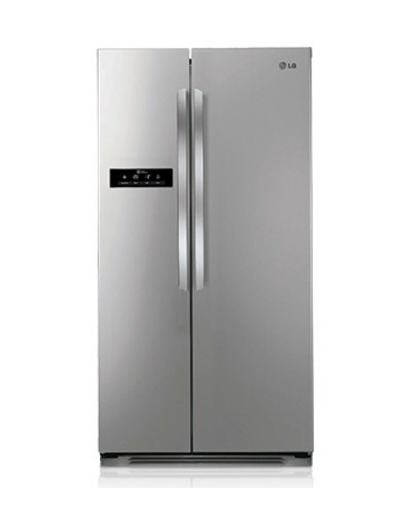 LG GSB325PVQV frigorifero side-by-side Libera installazione 532 L Grigio, Platino