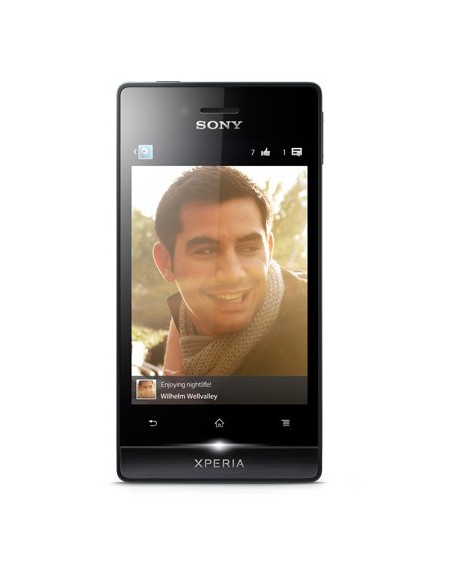 Sony Xperia miro 8,89 cm (3.5") SIM singola Android 4.0 3G 0,5 GB 4 GB Nero