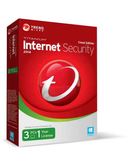 Trend Micro Titanium Internet Security 2014, 1Y, 3u, ITA 3 licenza e 1 anno i