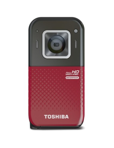 Toshiba CAMILEO BW20 Videocamera palmare 5 MP CMOS Full HD Nero, Rosso