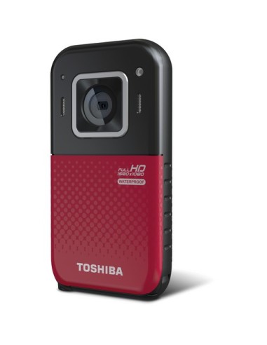 Toshiba CAMILEO BW20 Videocamera palmare 5 MP CMOS Full HD Nero, Rosso