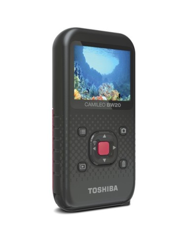 Toshiba CAMILEO BW20 Videocamera palmare 5 MP CMOS Full HD Nero, Rosso