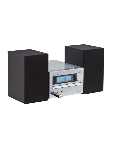 Sharp XL-UH12H set audio da casa Microsistema audio per la casa 10 W Argento