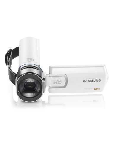 Samsung HMX-QF30WP Videocamera palmare 5,1 MP CMOS Full HD Bianco