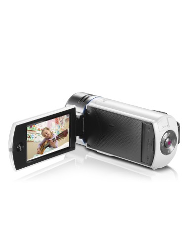 Samsung HMX-QF30WP Videocamera palmare 5,1 MP CMOS Full HD Bianco