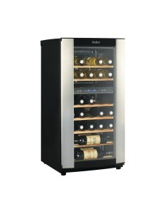 Haier JC110GDD cantina vino Cantinetta termoelettrica Libera installazione Nero 30 bottiglia bottiglie