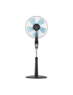 Rowenta VU5540 ventilatore Nero, Blu, Acciaio inossidabile