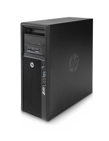 HP 420 DDR3-SDRAM E5-1603 Mini Tower Famiglia Intel® Xeon® E5 4 GB 500 GB HDD Windows 7 Professional Stazione di lavoro Nero
