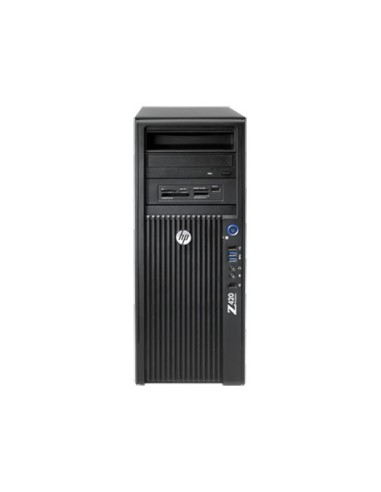 HP 420 DDR3-SDRAM E5-1603 Mini Tower Famiglia Intel® Xeon® E5 4 GB 500 GB HDD Windows 7 Professional Stazione di lavoro Nero
