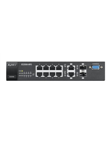 Zyxel ES3500-8PD switch di rete Gestito L2 Supporto Power over Ethernet (PoE) Nero