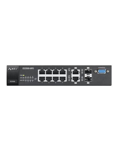 Zyxel ES3500-8PD switch di rete Gestito L2 Supporto Power over Ethernet (PoE) Nero