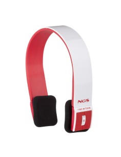 NGS Red Artica Cuffie Wireless Musica e Chiamate Nero, Rosso, Bianco 2