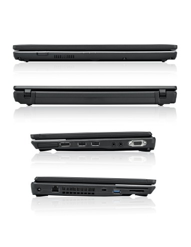 Fujitsu LIFEBOOK P702 Computer portatile 30,7 cm (12.1") Intel® Core™ i3 4 GB DDR3-SDRAM 500 GB HDD Windows 7 Professional Nero