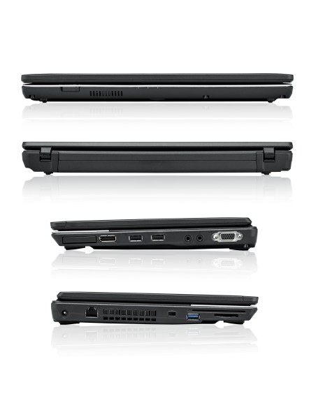Fujitsu LIFEBOOK P702 Computer portatile 30,7 cm (12.1") Intel® Core™ i3 4 GB DDR3-SDRAM 500 GB HDD Windows 7 Professional Nero