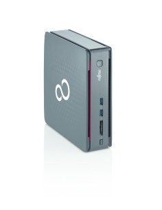 Fujitsu ESPRIMO Q520 DDR3-SDRAM i3-4130T Desktop Intel® Core™ i3 4 GB 500 GB HDD Windows 7 Professional Mini PC Nero