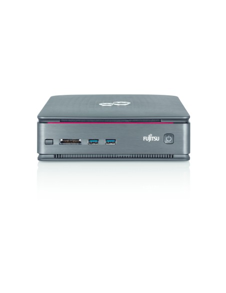 Fujitsu ESPRIMO Q520 DDR3-SDRAM i3-4130T Desktop Intel® Core™ i3 4 GB 500 GB HDD Windows 7 Professional Mini PC Nero