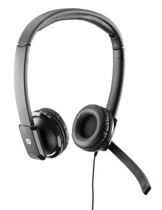 HP QK550AA cuffia e auricolare Cablato A Padiglione Ufficio Nero 2