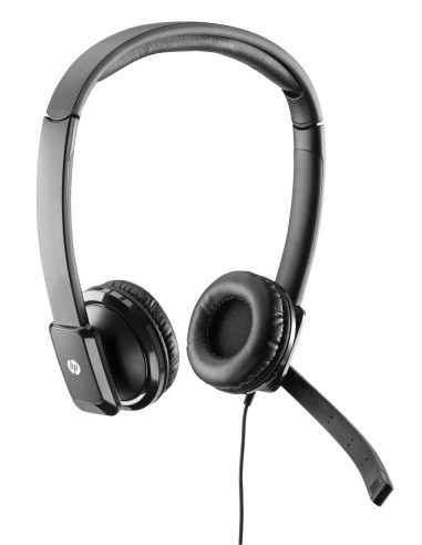 HP QK550AA cuffia e auricolare Cablato A Padiglione Ufficio Nero
