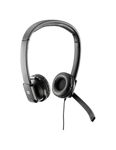 HP QK550AA cuffia e auricolare Cablato A Padiglione Ufficio Nero