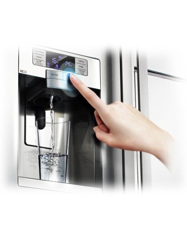 Samsung RS61681GDSL frigorifero side-by-side Libera installazione Argento