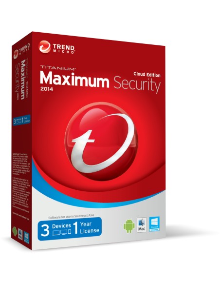 Trend Micro Titanium Maximum Security 2014, 2Y, 5u, ML Multilingua 5 licenza e 2 anno i