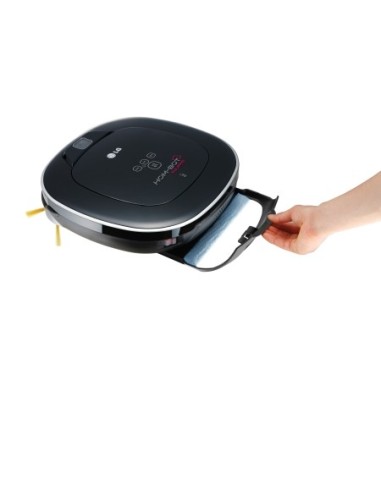 LG VR6270LVMB aspirapolvere robot Senza sacchetto Nero