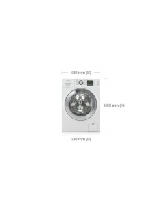 Samsung WF906P4SAWQ lavatrice Caricamento frontale 9 kg 1400 Giri min Bianco 2