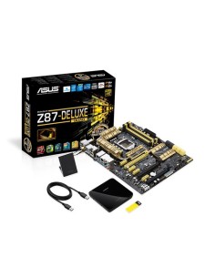 ASUS Z87-DELUXE QUAD Intel® Z87 LGA 1150 (Presa H3) ATX