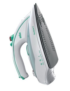 Braun TexStyle 5 510 Ferro da stiro a secco e a vapore Eloxal 2000 W Verde, Bianco