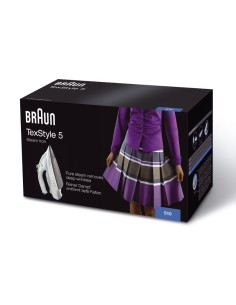 Braun TexStyle 5 510 Ferro da stiro a secco e a vapore Eloxal 2000 W Verde, Bianco 2