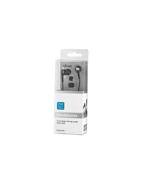 Trust In-Ear Headphones for tablets Cablato Cuffie MUSICA Nero