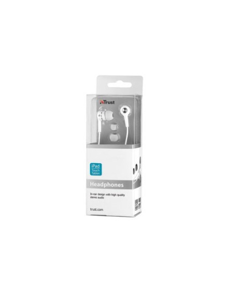 Trust In-Ear Headphones for tablets - White Cablato Cuffie MUSICA Bianco