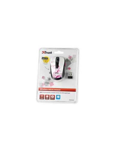 Trust 18724 mouse Ambidestro RF Wireless Ottico