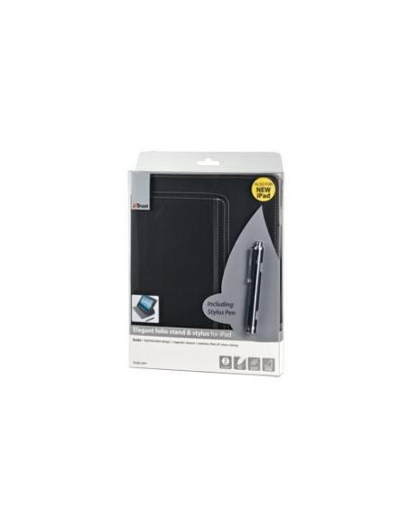 Trust 18728 custodia per tablet 25,6 cm (10.1") Custodia a libro Nero