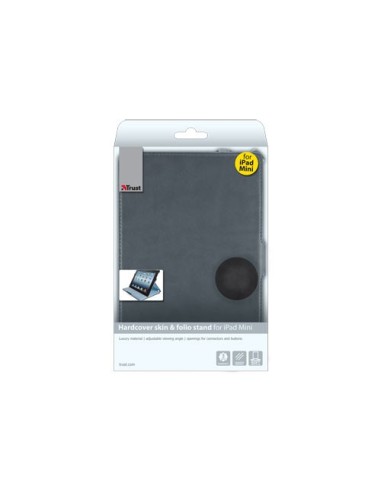 Trust Hardcover skin & folio stand f iPad Mini Custodia a libro Nero