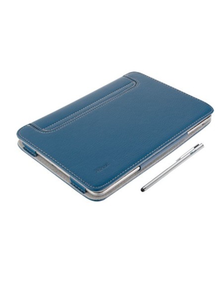 Trust eLiga Elegant folio stand Custodia a libro Blu