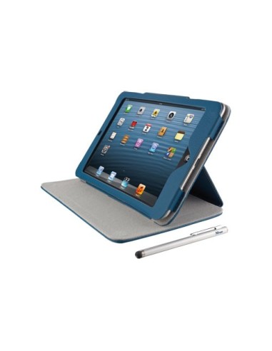 Trust eLiga Elegant folio stand Custodia a libro Blu