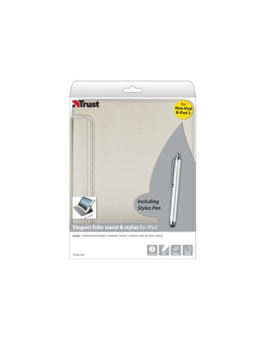 Trust eLiga Elegant Custodia a libro Sabbia