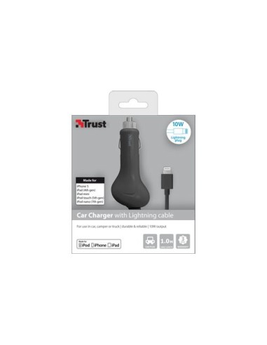 Trust 19162 Caricabatterie per dispositivi mobili Nero Auto