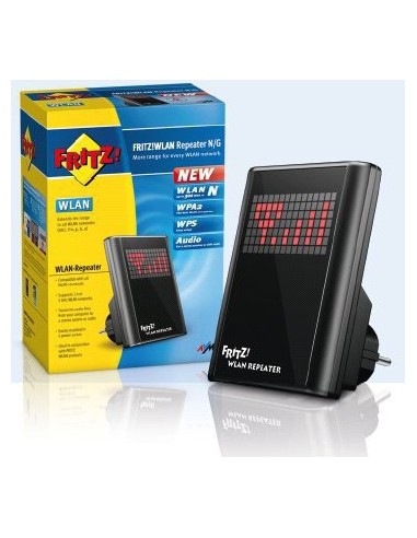 AVM FRITZ!WLAN Repeater N G Ripetitore di rete 300 Mbit s Nero