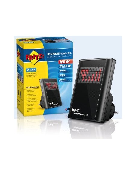 AVM FRITZ!WLAN Repeater N G Ripetitore di rete 300 Mbit s Nero