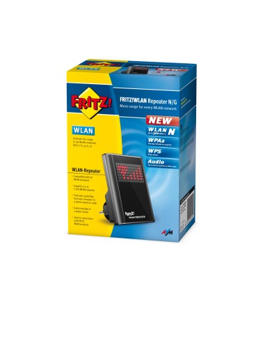 AVM FRITZ!WLAN Repeater N G Ripetitore di rete 300 Mbit s Nero