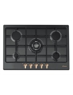 Candy CPGC 75 SQ PGH piano cottura Nero Da incasso Gas 5 Fornello(i)